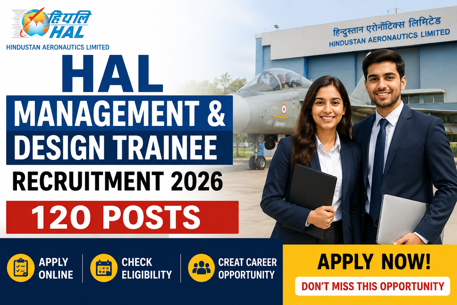 HAL Management & Design Trainee Recruitment 2026