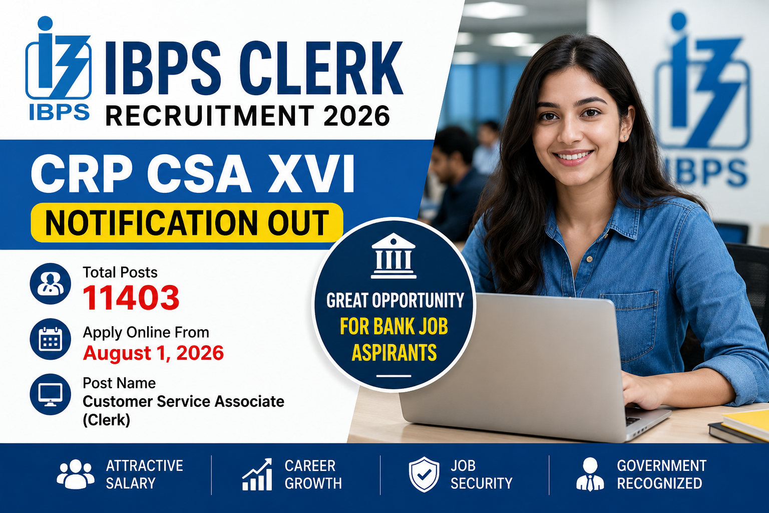 IBPS Clerk Recruitment 2026