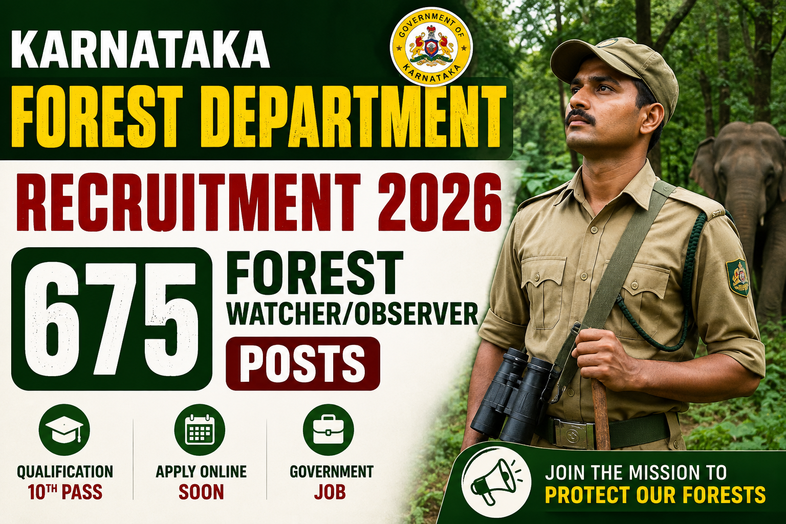 Karnataka Forest Department Recruitment 2026